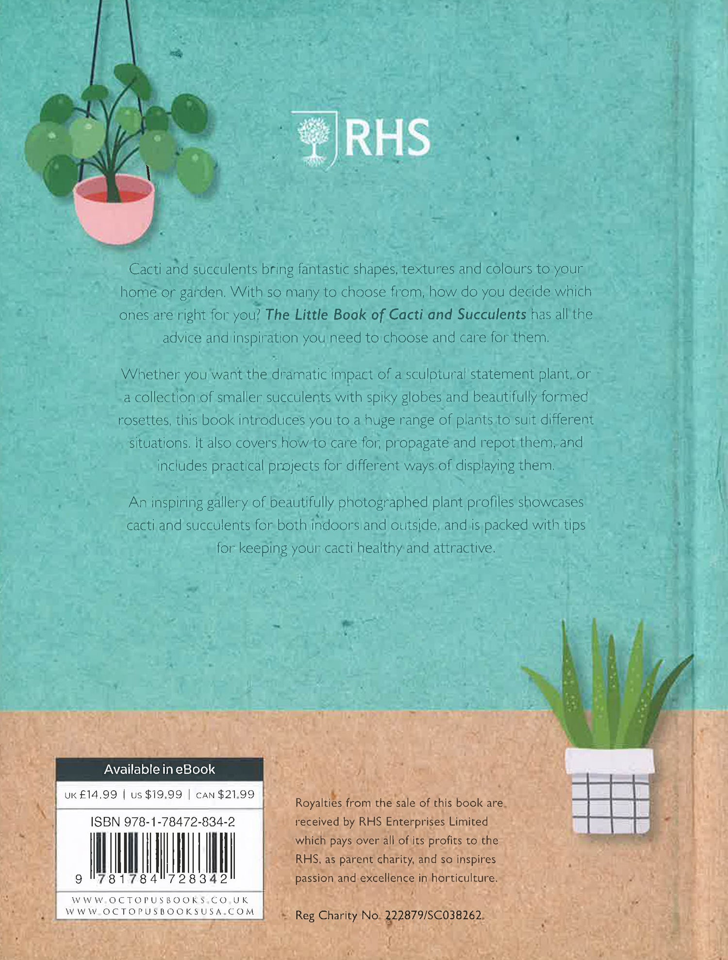 books on cacti and succulents RHS The Little Book of Cacti & Succulents: The complete guide to choos – BookXcess