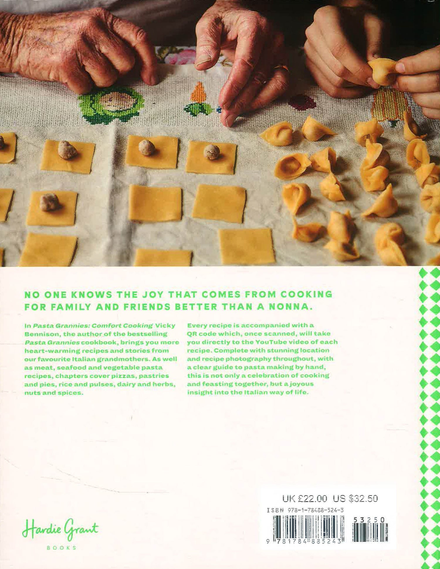 Pasta Grannies: Comfort Cooking: Traditional Family Recipes From Italy’S Best Home Cooks by Vicky Bennison – book cover