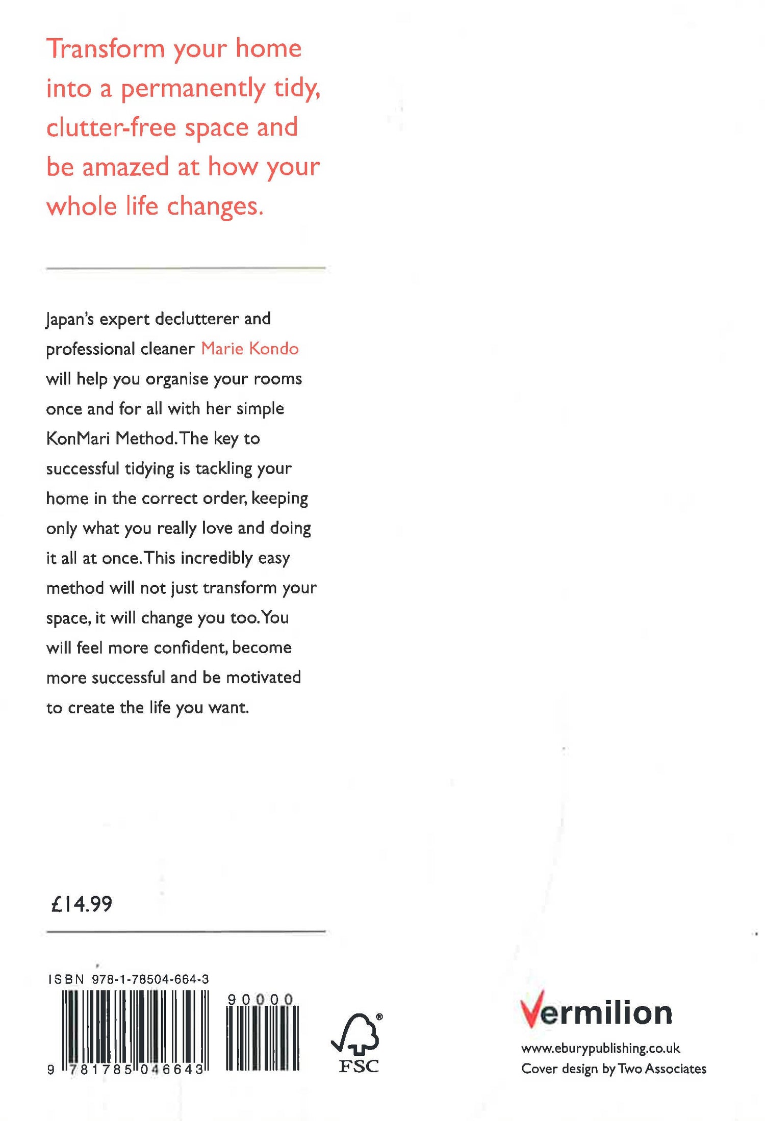 The Life-Changing Magic of Tidying: A simple, effective way to banish clutter forever by Marie Kondo – book cover