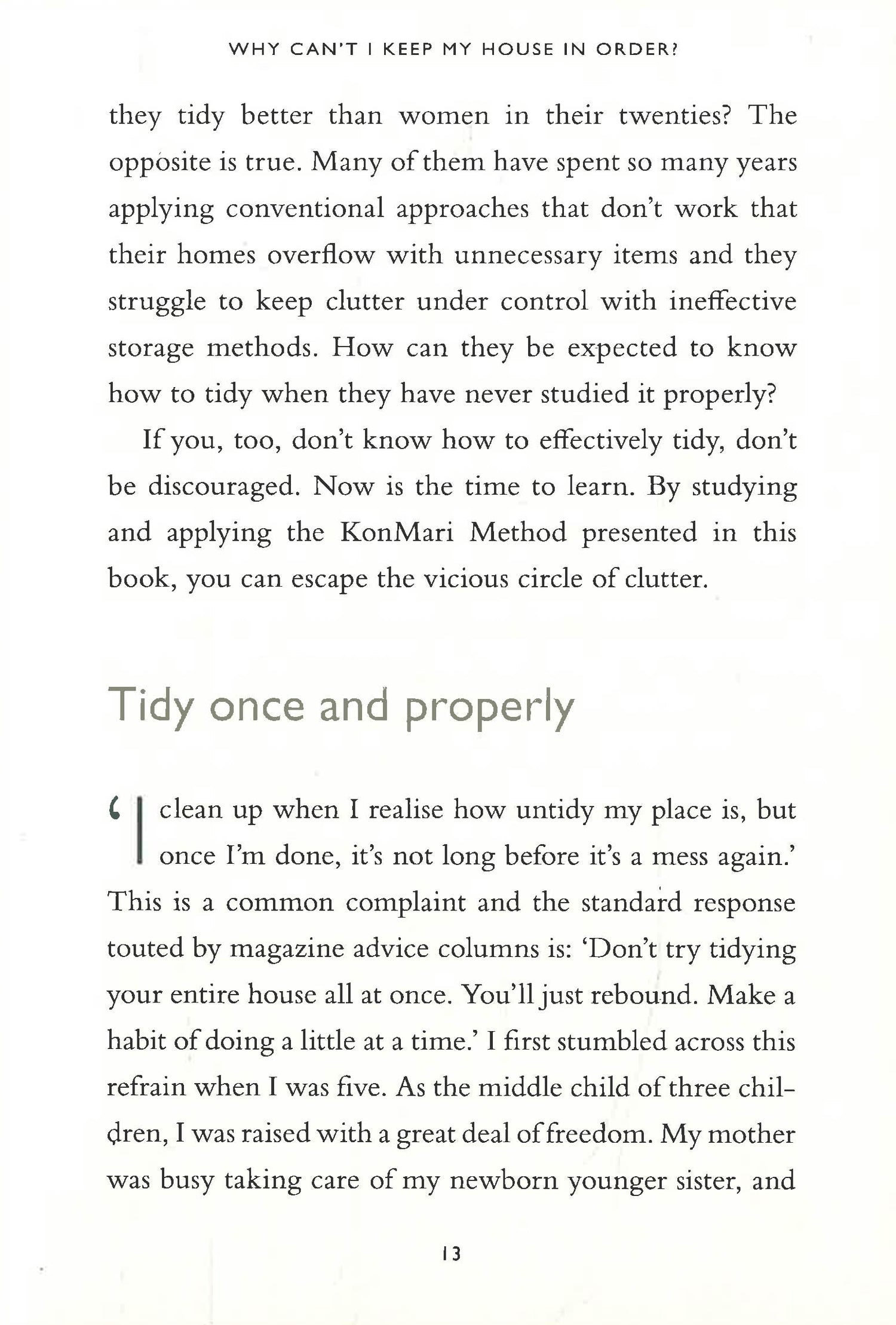 The Life-Changing Magic of Tidying: A simple, effective way to banish clutter forever by Marie Kondo – book cover