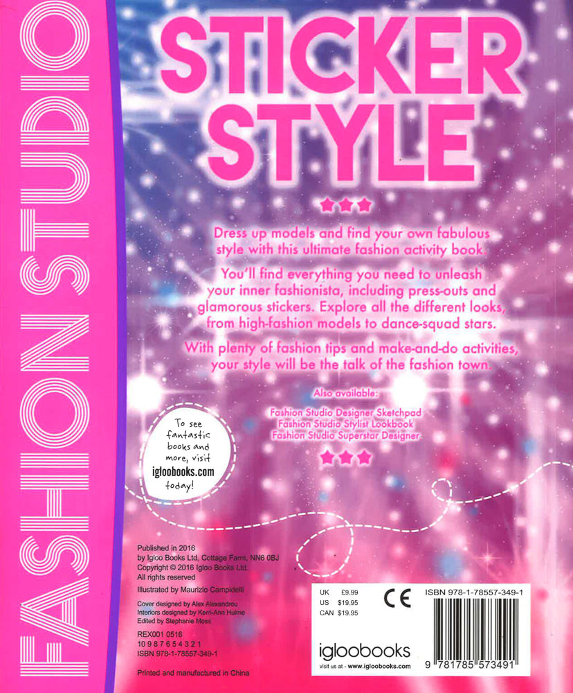 The Ultimate Fashion Sticker Activity Book BookXcess The Ultimate Fashion Sticker Activity Book BookXcess