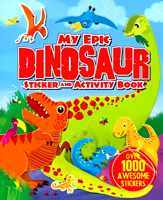 My Giant Cool Dinosaur Sticker Activity Book