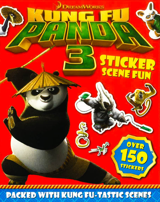 Dream Works Kung Fu Panda 3 Scene Fun 150 Stickers Kids Story Books