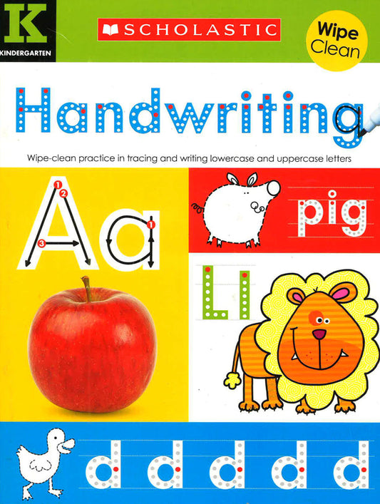 Scholastic Kindergarten Wipe Clean Handwriting