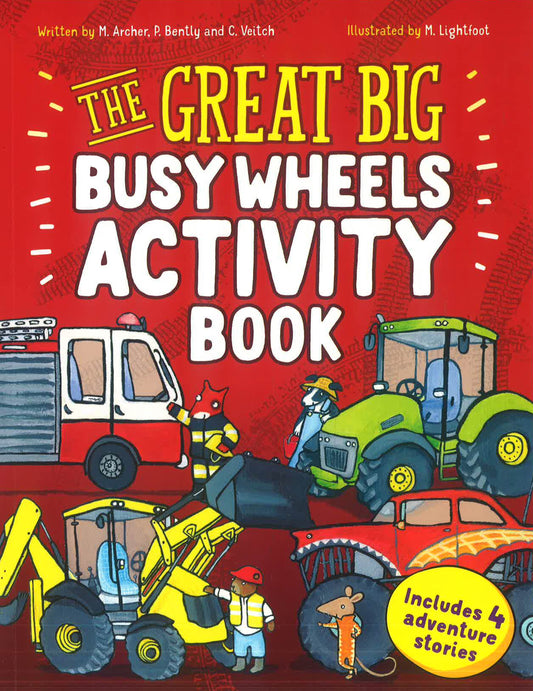 Great Big Busy Wheels Activity Book