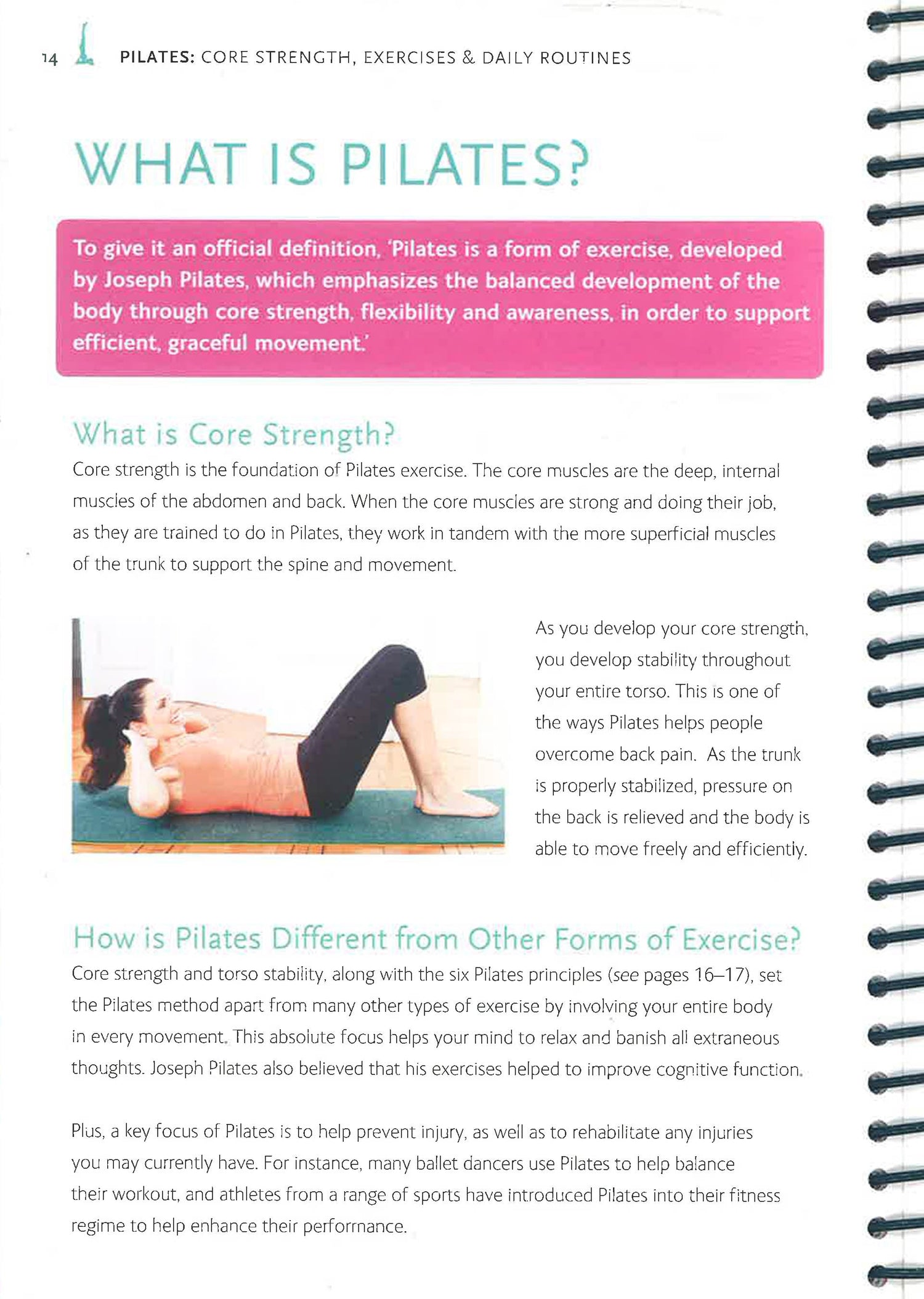Pilates Working On Core Muscles Pilates: Core Strength, Exercises