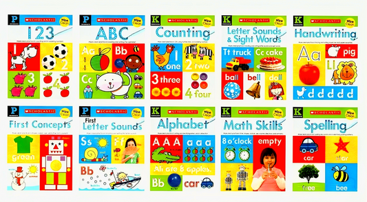 Scholastic Wipe Clean Bundle (10 Book Set)