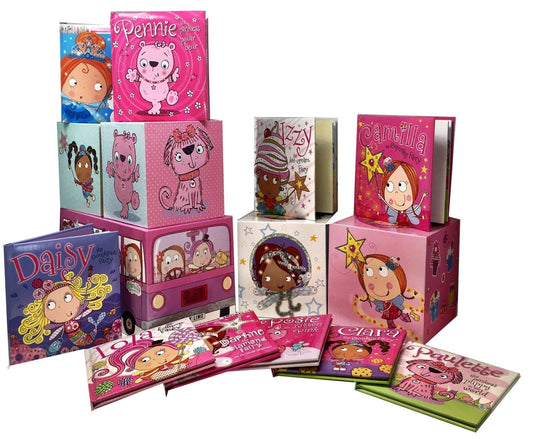 Camilla and Friends My Pink Limo - 10 Hardcover Storybooks & 4 Stacking Blocks in Boxed Book Set