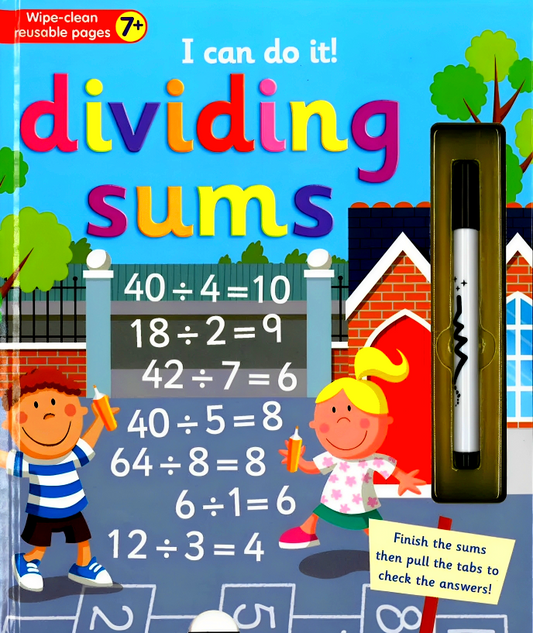 Wipe Clean: I Can Do It (Dividing Sums)