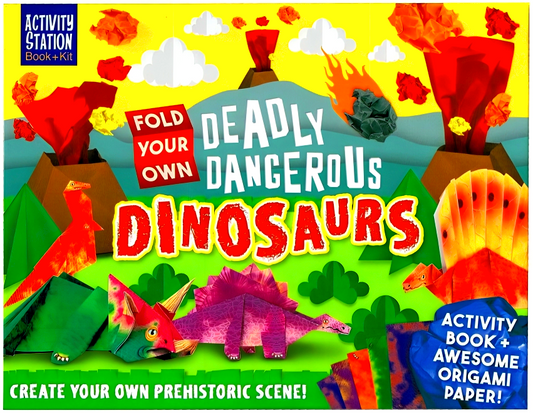 Activity Station: Fold Your Own Deadly Dangerous Dinosaurs