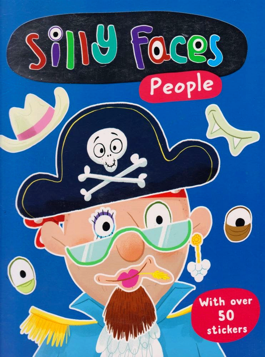 Silly Faces Sticker Book People