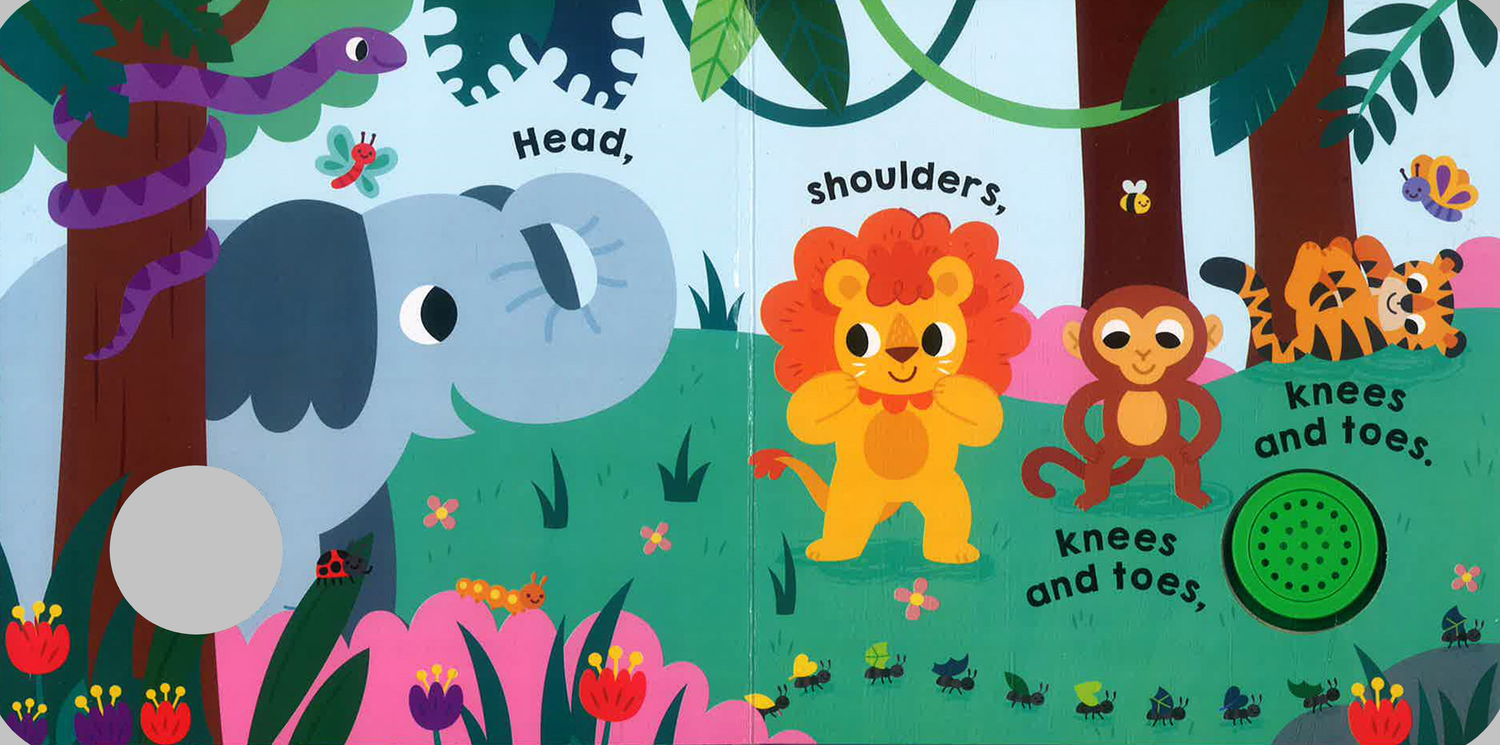 Toes Book Head, Shoulders, Knees & Toes Sound Book – BookXcess