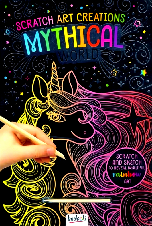 (Original Price RM19.90) Scratch Art Creations: Mythical World