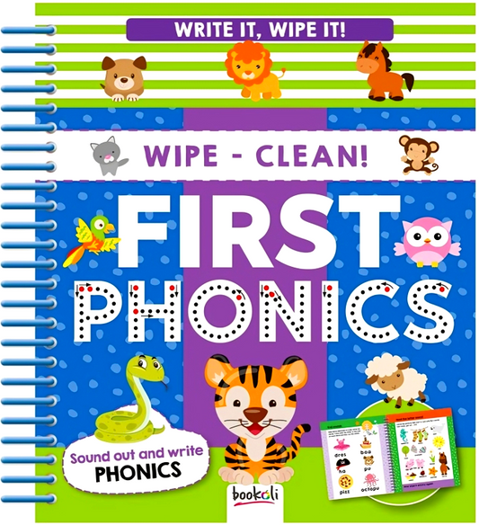 First Phonics: Write It, Wipe It!