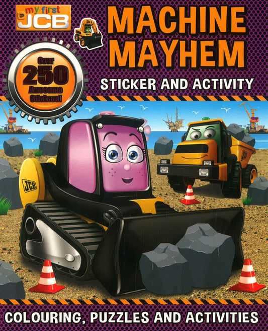 S & A Jcb: My First Jcb: Machine Mayhem Sticker And Activity