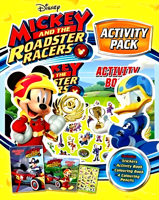 [Additional 30% Off From 27 Feb - 3 March 2024] 2-In-1 Activity Bag Disney: Disney Junior Mickey And The Roadster Racers: Activity Pack