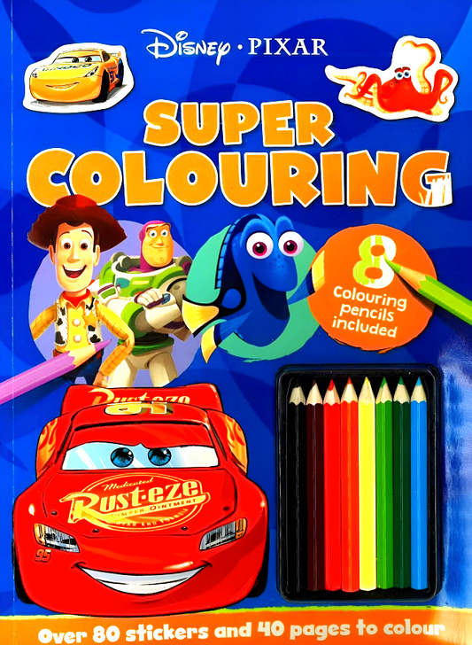 [Additional 30% Off From 27 Feb - 3 March 2024] Disney Pixar - Super Colouring