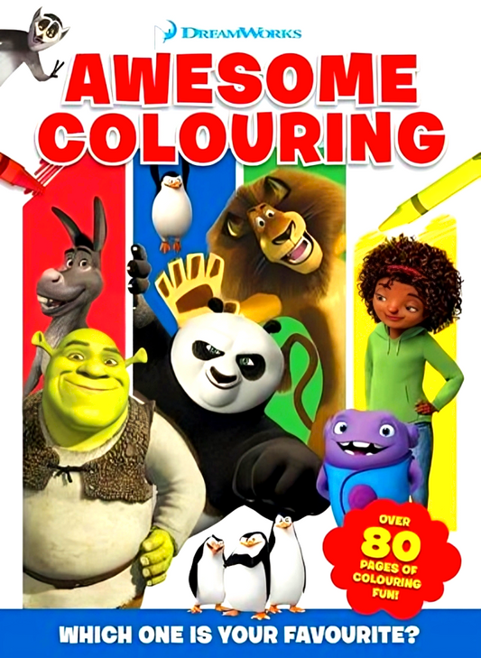 Dreamworks Awesome Colouring