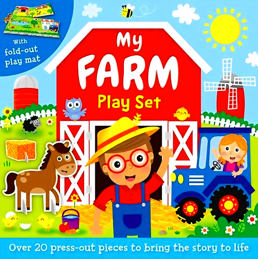 Press-Out And Play Board: My Farm Play Set