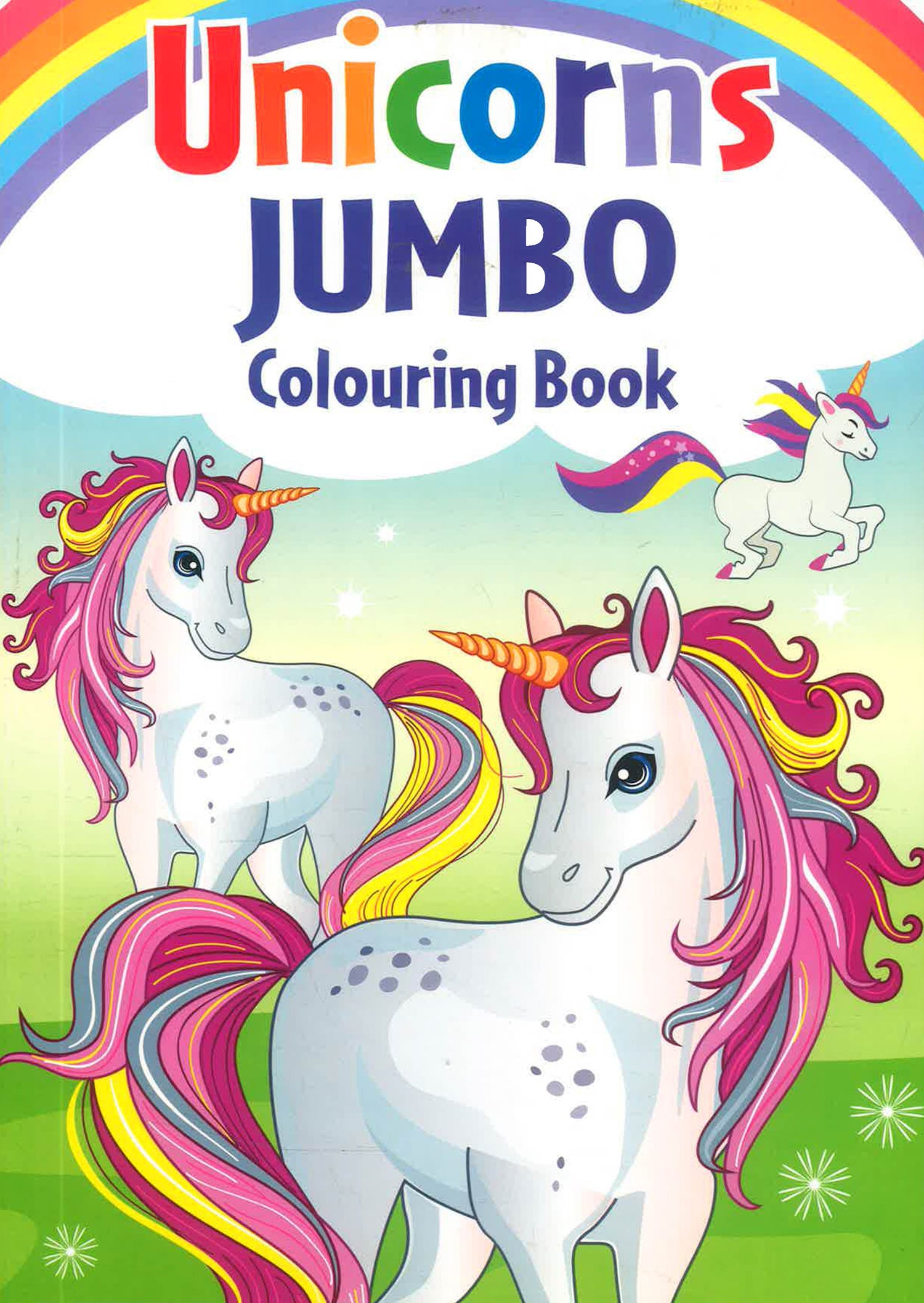 Unicorns Jumbo Colouring Book by Alligator Books – book cover