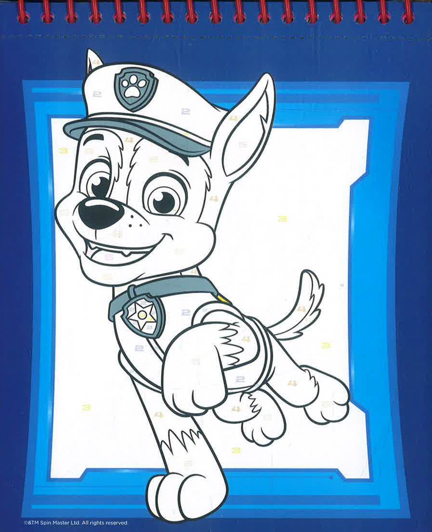 Paw Patrol Colour By Numbers Set by Alligator Books – book cover