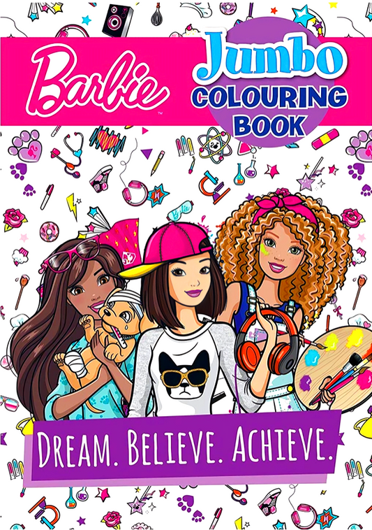 Barbie Jumbo Colouring Book 3