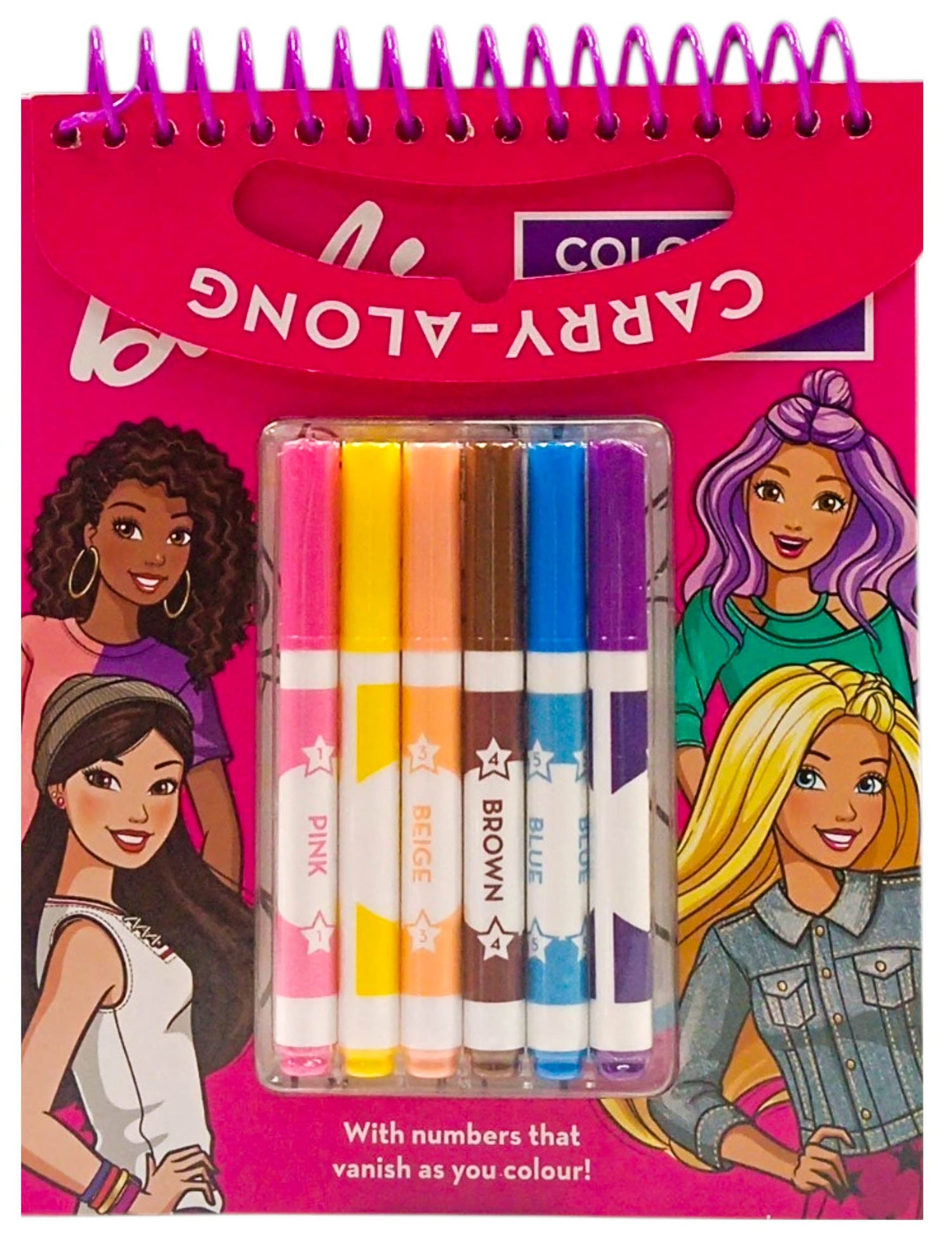 Barbie Colour By Numbers by Alligator Books – book cover