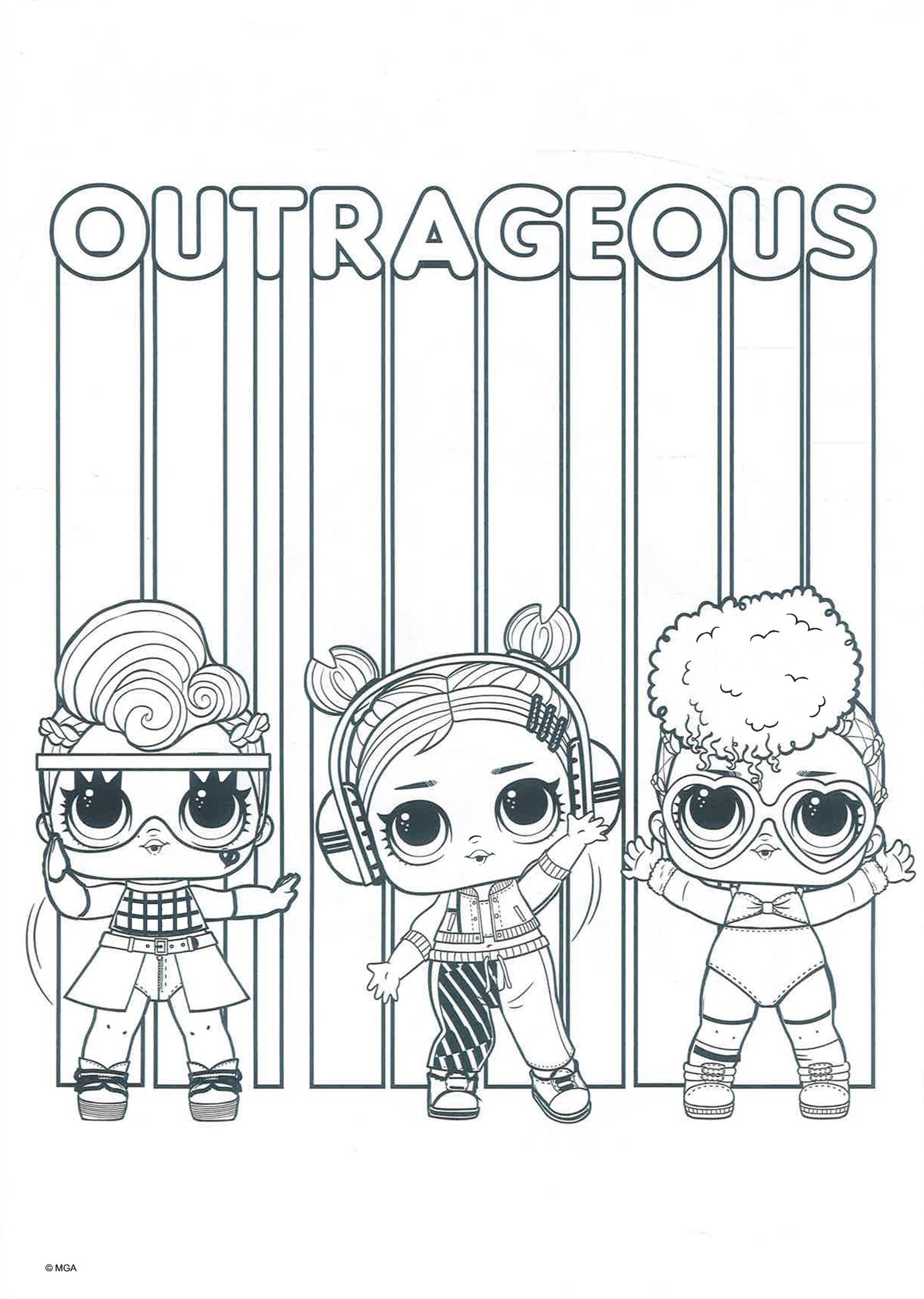 LOL Surprise Colouring Book by Alligator Books – book cover