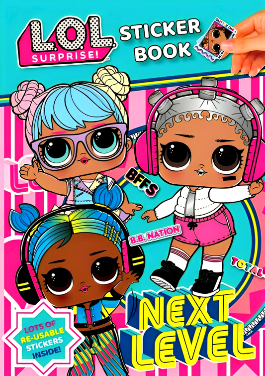LOL Surprise Sticker Book Next Level