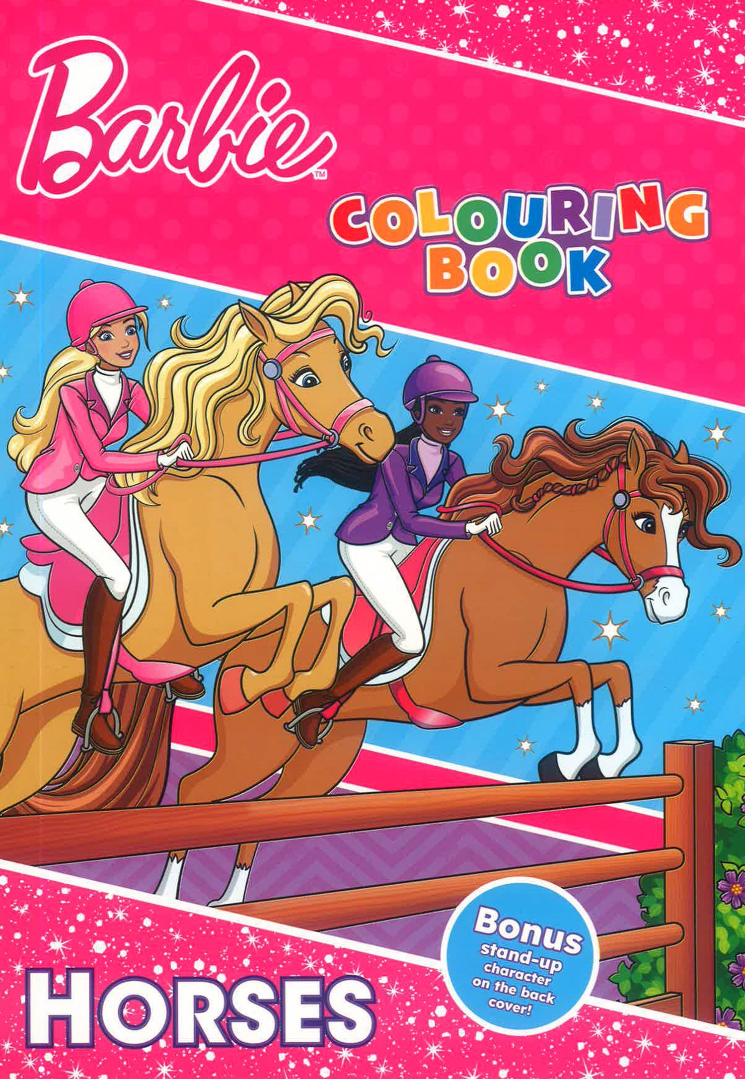 Barbie Horses Colouring Book by Alligator Books – book cover