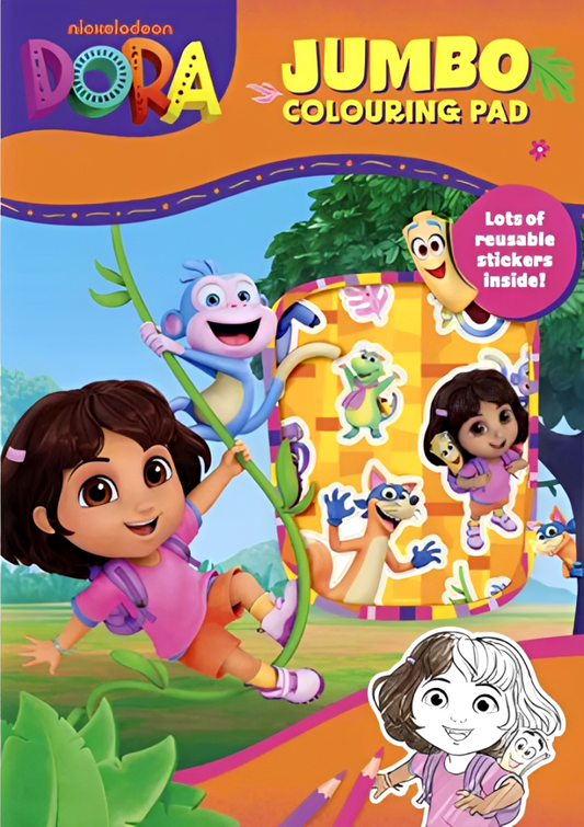Dora Jumbo Colouring Pad