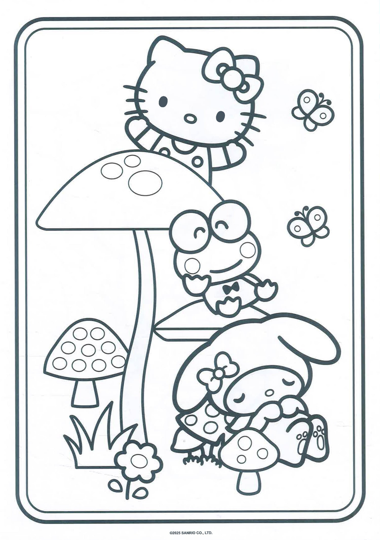 Hello Kitty And Friends Colouring Book by Alligator Books – book cover