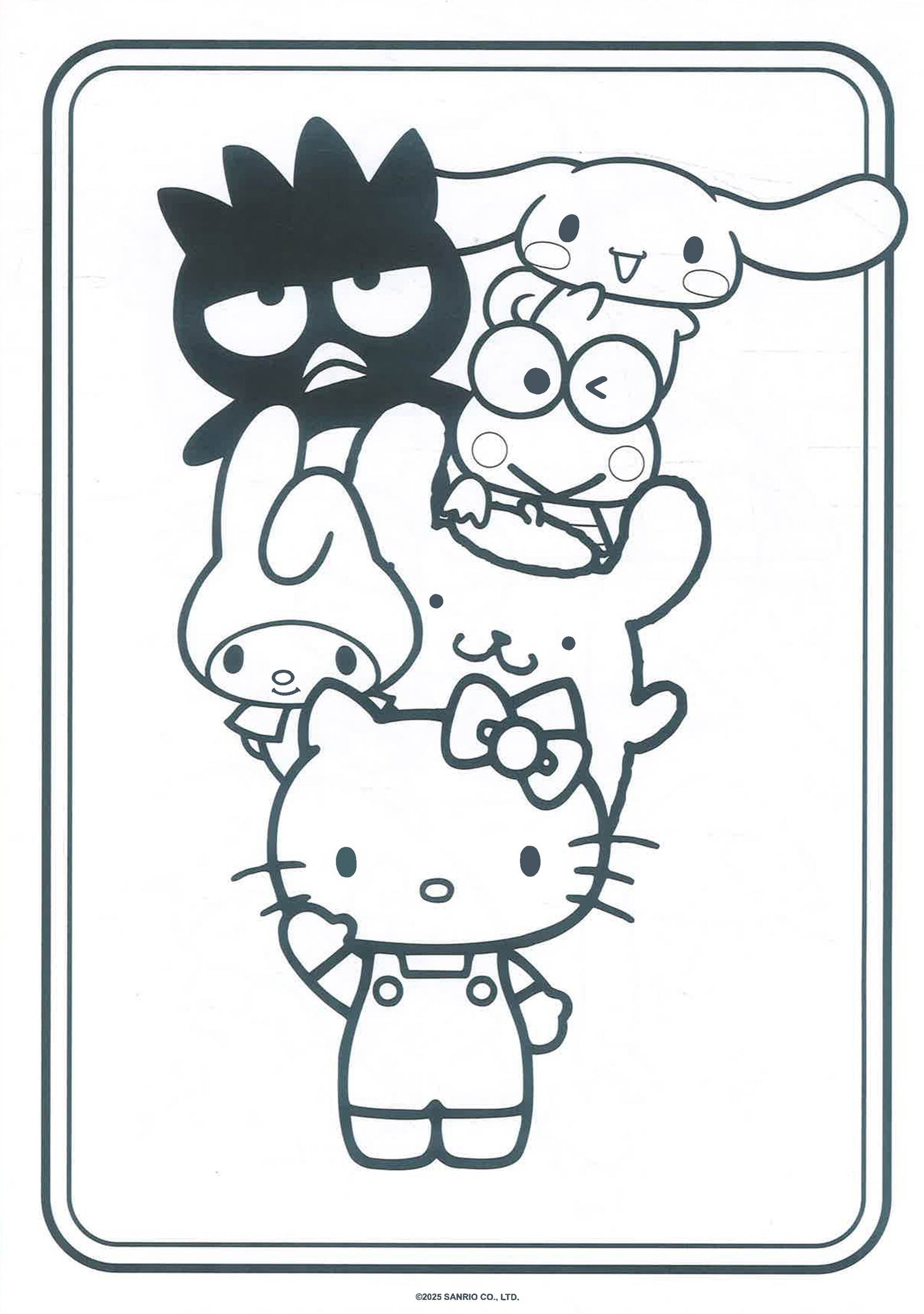 Hello Kitty And Friends Colouring Book by Alligator Books – book cover