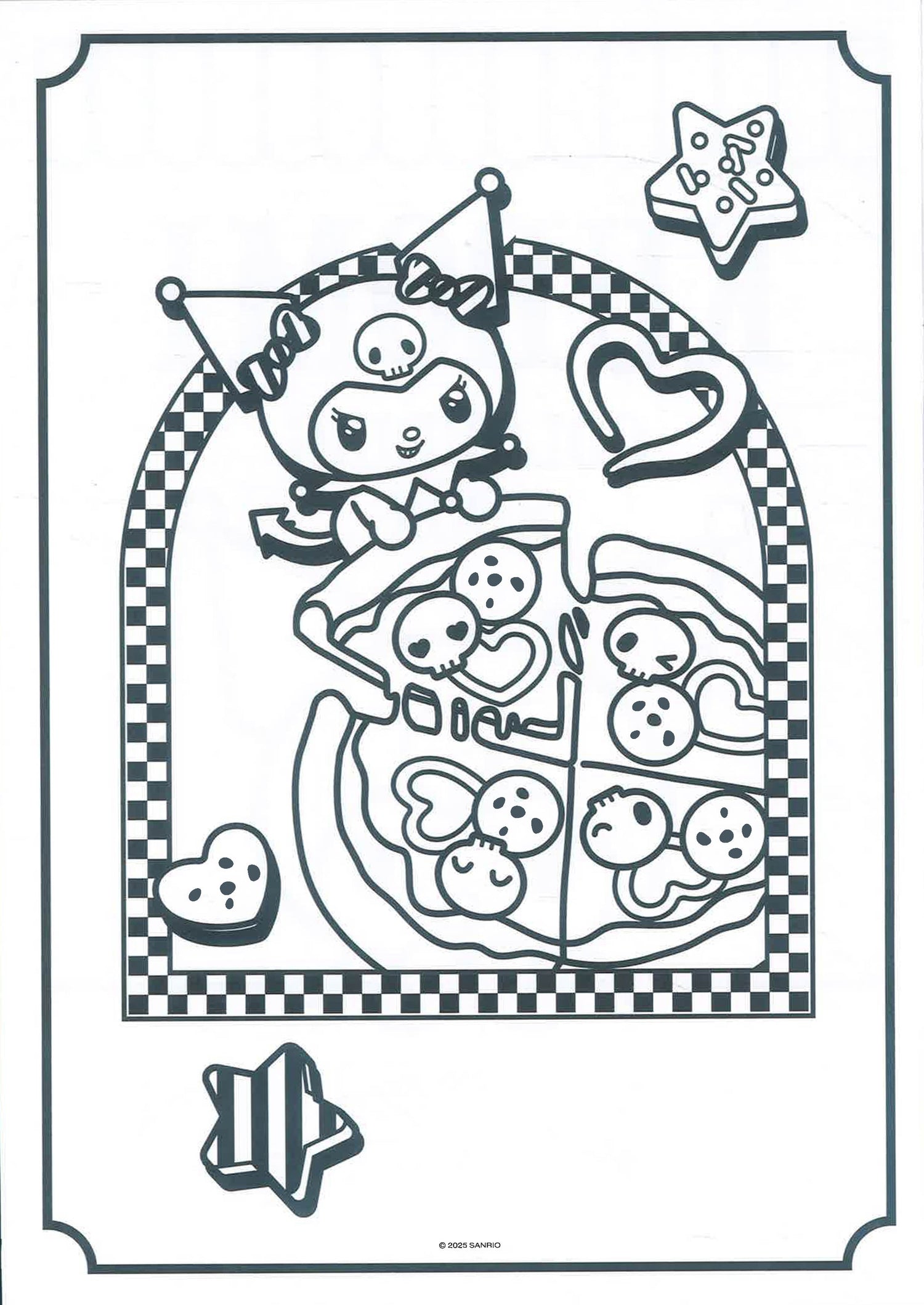 Kuromi Colouring Book by Alligator Books – book cover