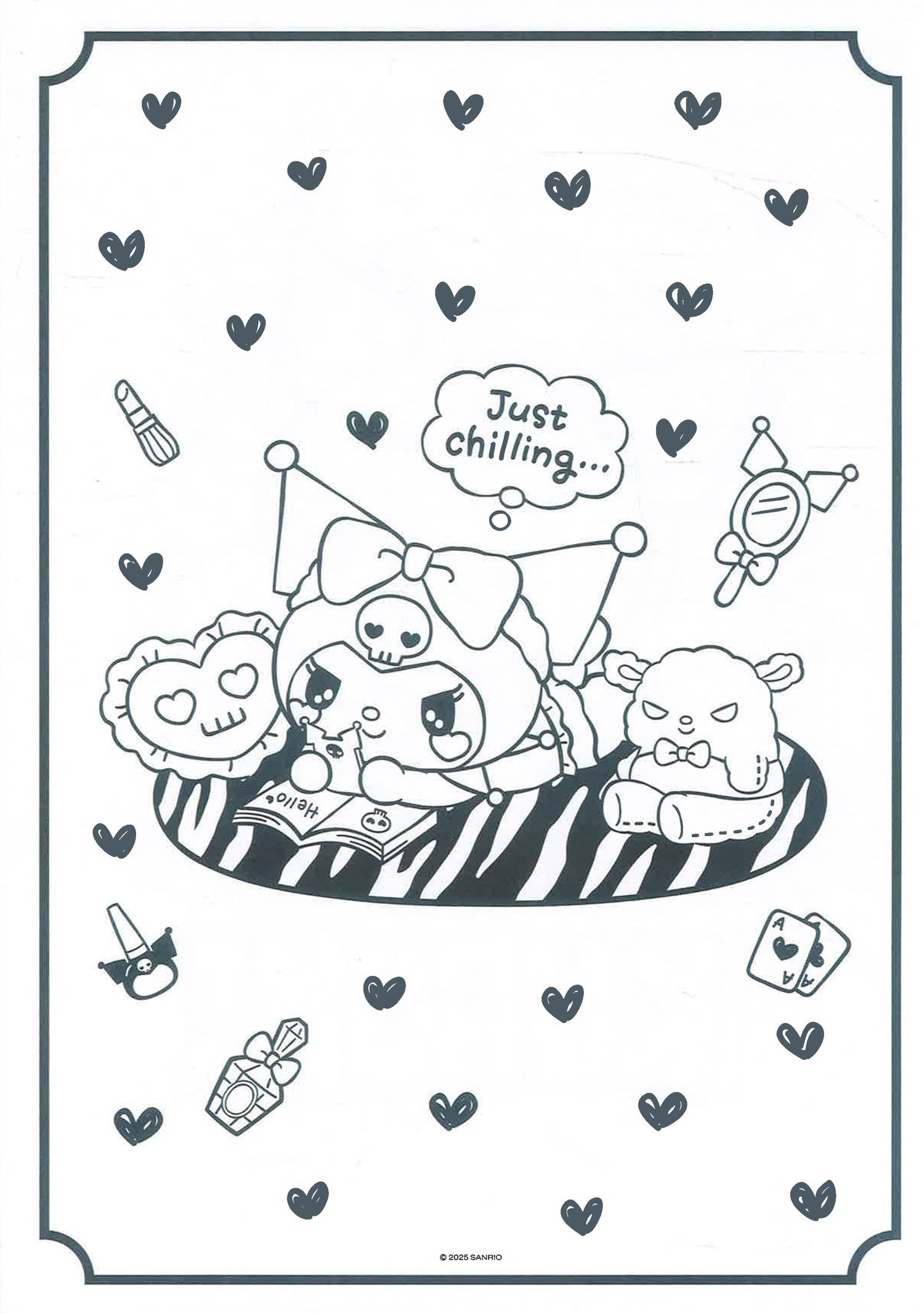 Kuromi Colouring Book by Alligator Books – book cover