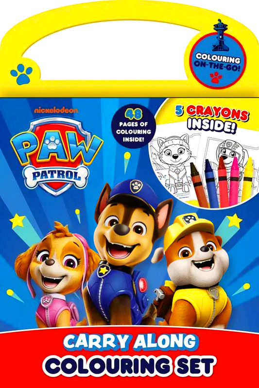 Paw Patrol Carry Along Colouring Set