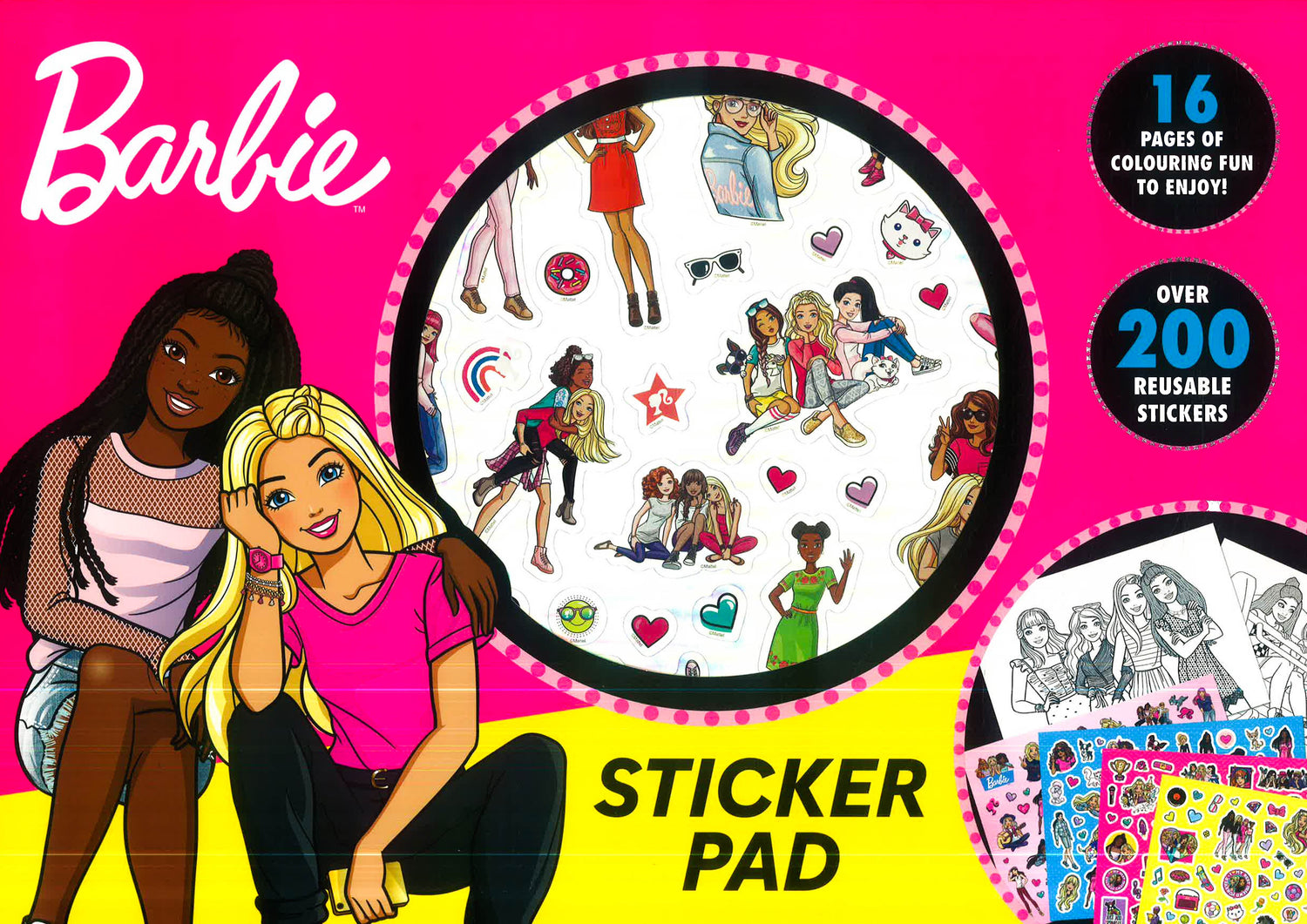 Barbie Sticker Pad by Alligator Books – book cover
