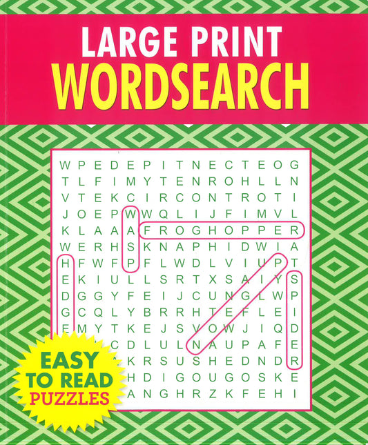 Large Print Wordsearch