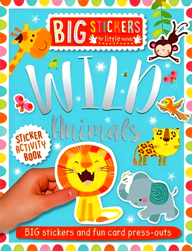 Large Wild Sticker Big Stickers For Little Hands Wild Animals – BookXcess