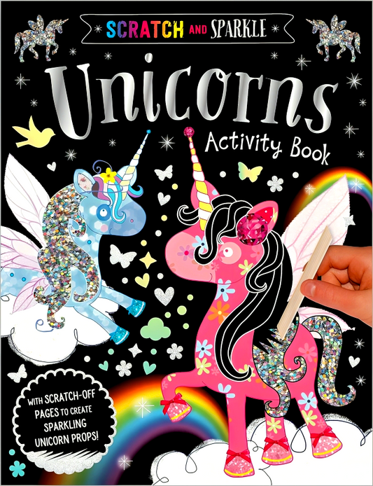 Scratch And Sparkle Unicorns Activity Book