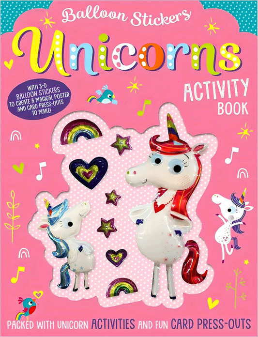 Unicorns Activity Book (Balloon Stickers)