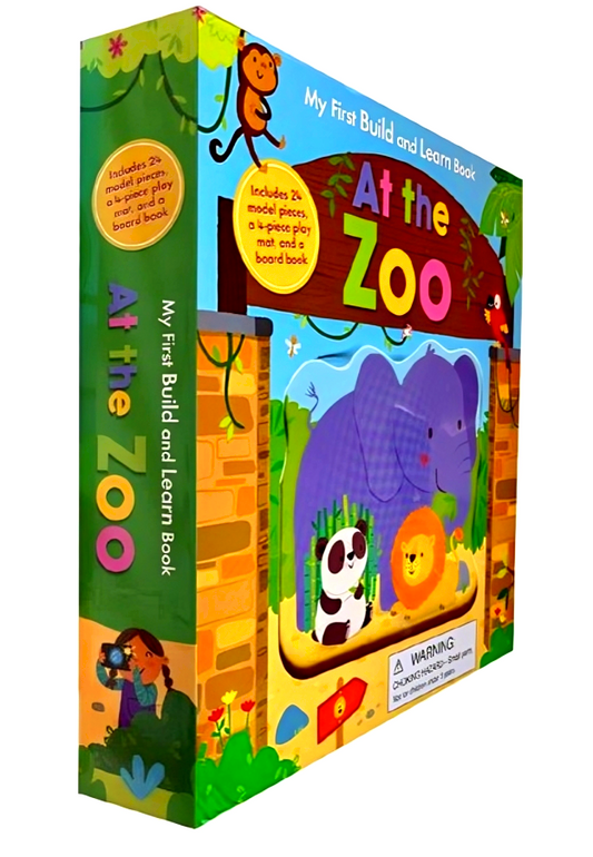 At The Zoo (My First Build And Learn Book)