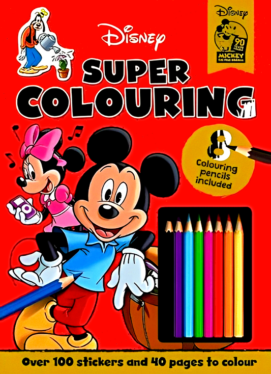 [Additional 30% Off From 27 Feb - 3 March 2024] Disney Classics - Mickey Mouse: Super Colouring
