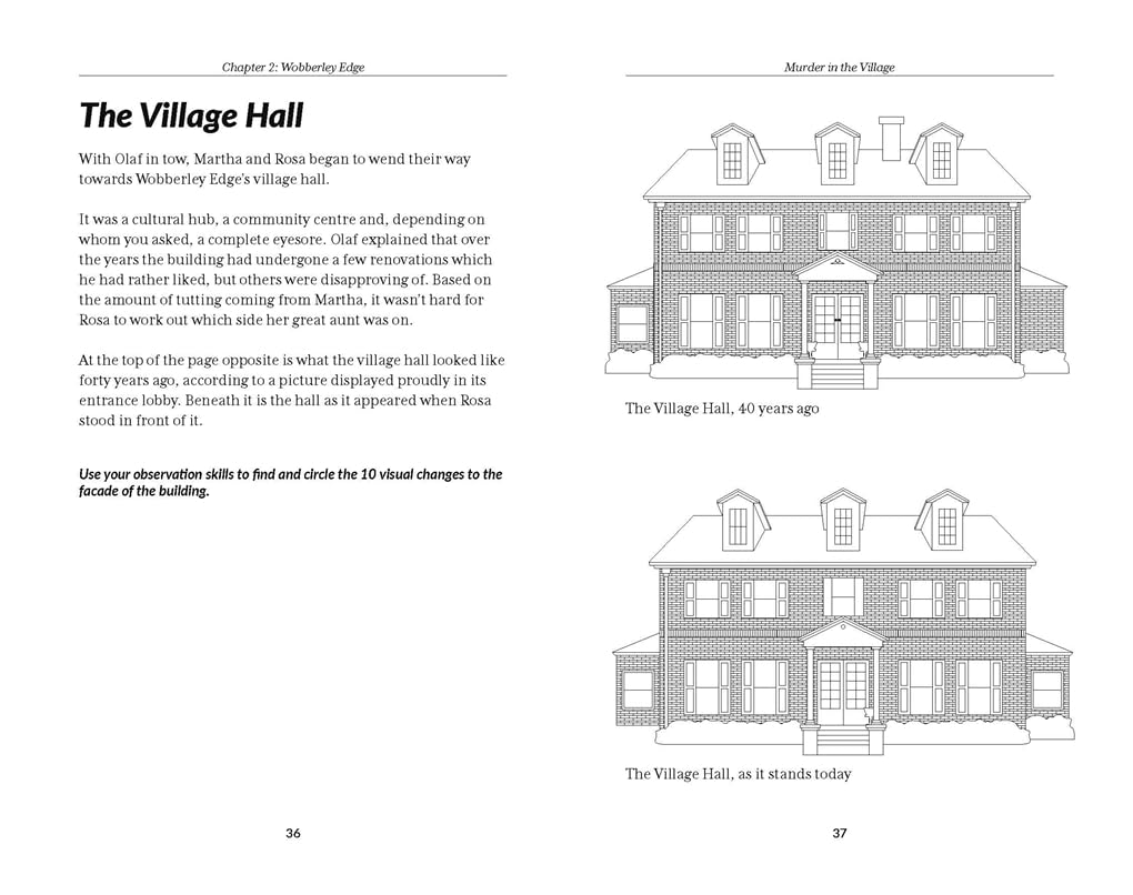 The Murder Mystery Club Puzzle Book: Murder In The Village by Gareth Moore – book cover