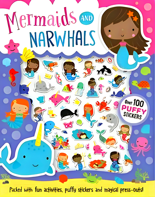 Mermaids And Narwhals (Puffy Sticker Activity Book)