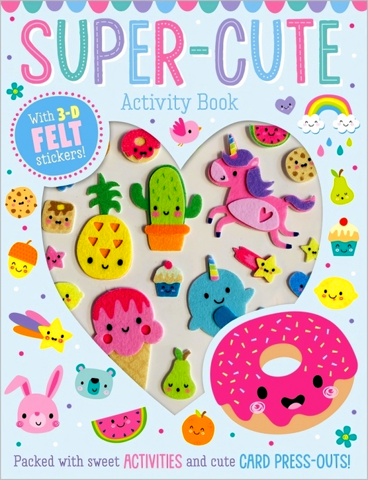 Felt Stickers Super Cute Avtivity Book