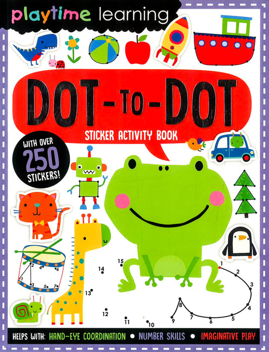Playtimelearning Number Dot-To-Dot Sticker Activity