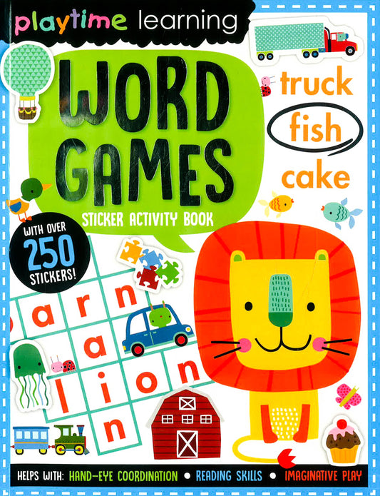 Playtime Learning Word Games Sticker Activity