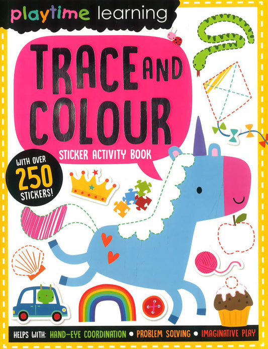 Playtime Learning Trace And Colour Sticker Activity
