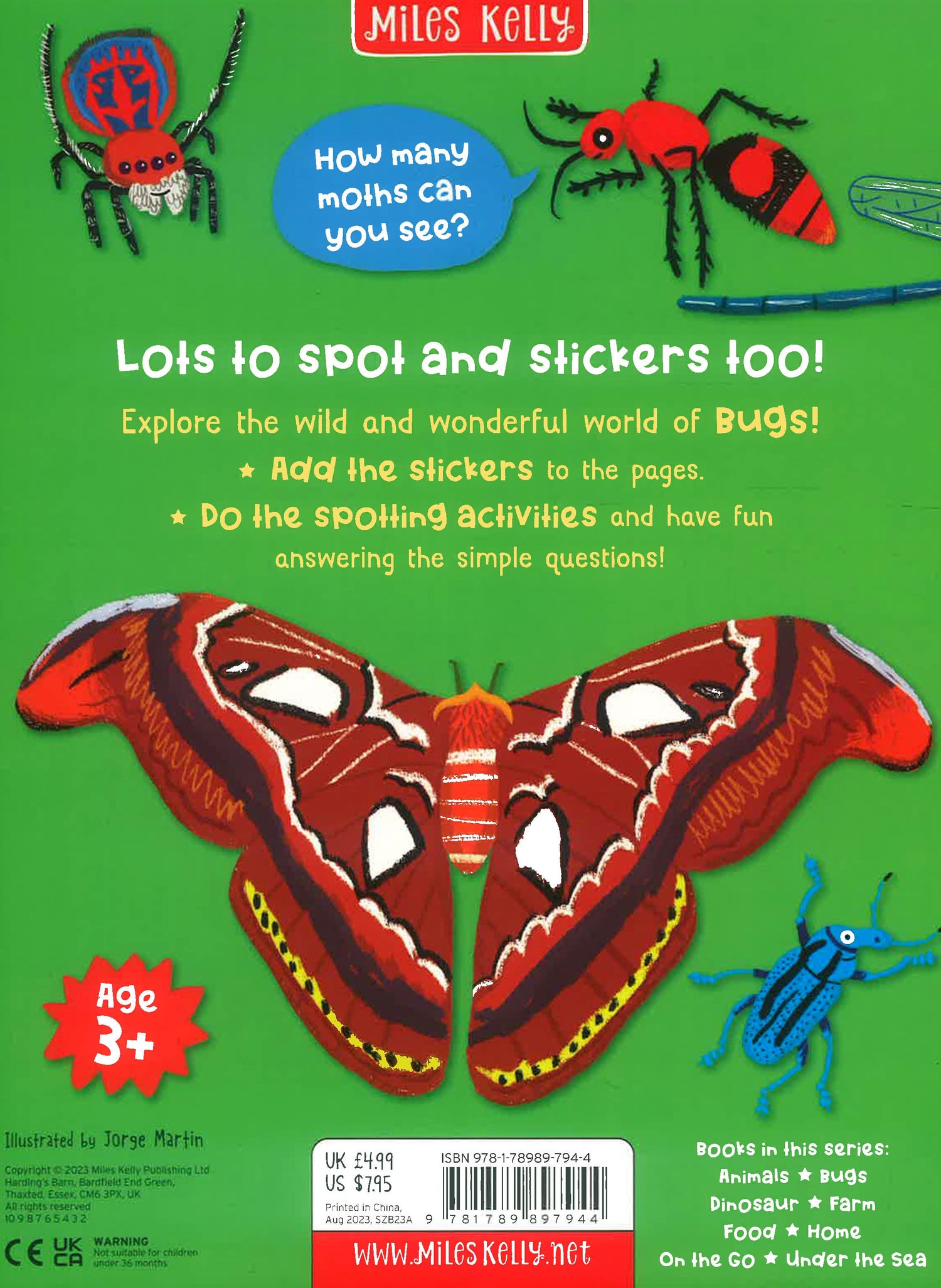 Bug Sticker Book Bugs Sticker Book – BookXcess